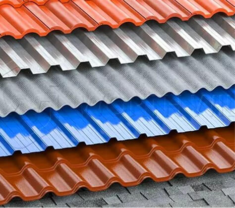 Roofing sheet production